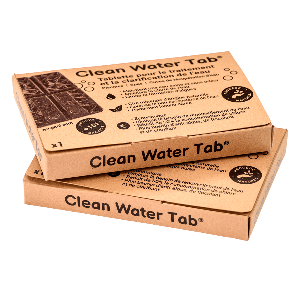 Lot de 2 tablettes Clean Water Tab - Longue durée (6 mois)