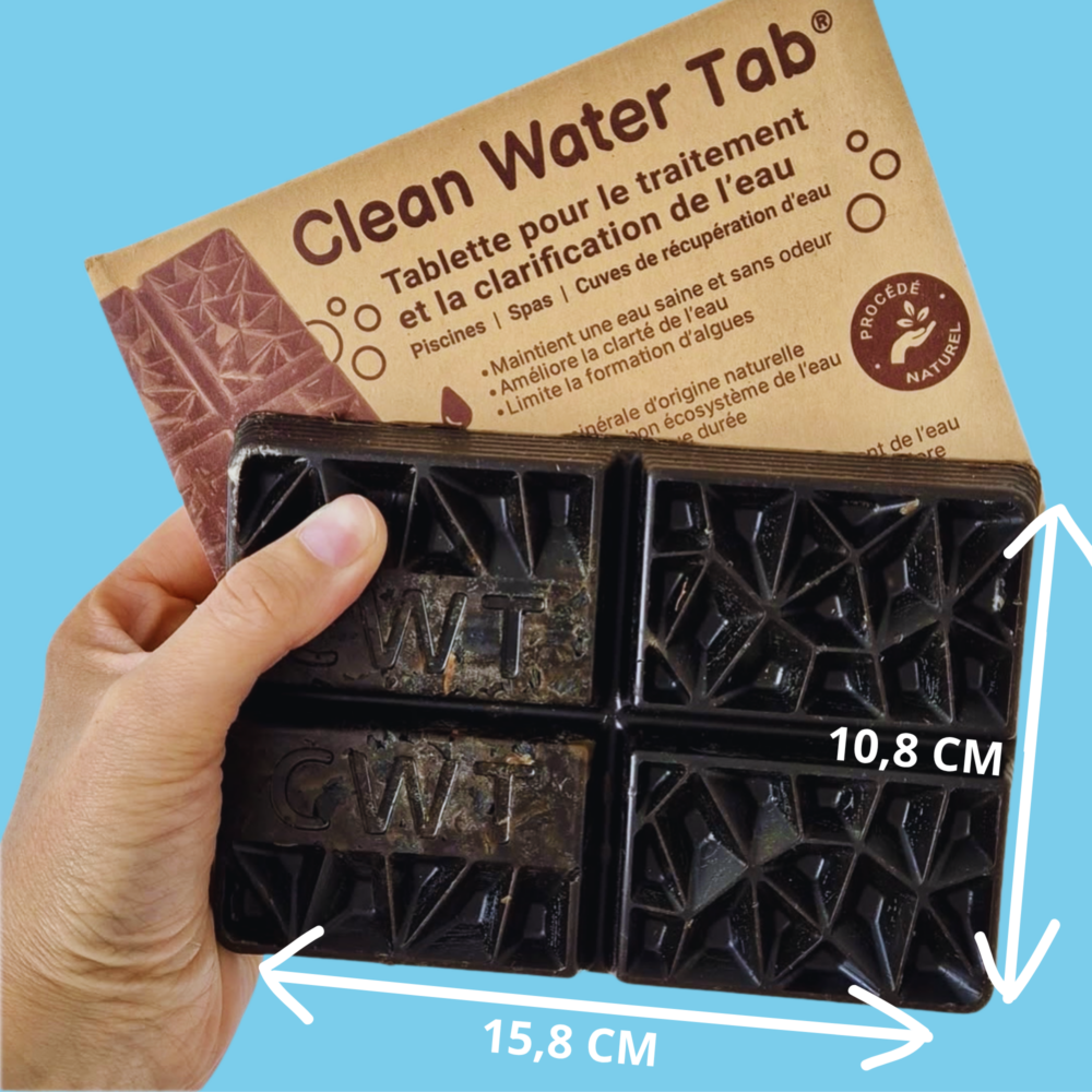 dimensions tablette clean water tab Novpool piscine